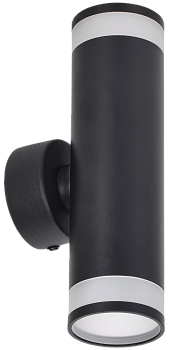 Светильник 4009 настенный 2хGU10 черный IEK в Находке