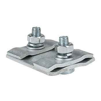 Зажим соединительный плашечный 2 болта М8 (D провода 9,1...12,0 мм) ПС-2-1 EKF PROxima в Находке