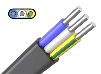 Кабель АВВГ-П 3х2,5 ГОСТ в Находке