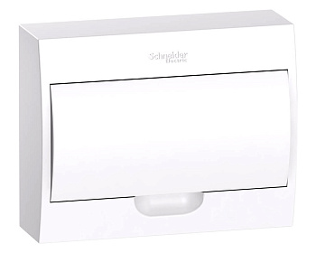 Щит распределительный навесной пластиковый с белой дверью City9 12 мод. 200х256х94 IP40 SE в Находке