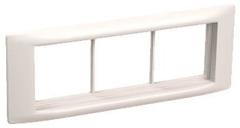 Рамка и суппорт для кабель-канала "Праймер" на 6 модулей, 60 мм белый IEK в Находке