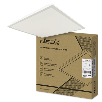 Панель светодиодная встраиваемая ДВО-PRO 4040-ОПАЛ 40Вт 4000К 120лм/Вт CRI80 IP40 595х595х30мм NEOX в Находке