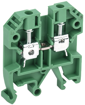 Клемма винтовая КВИ-4мм2 зеленая IEK в Находке