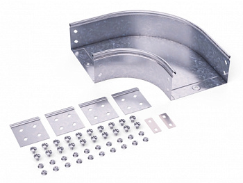Угол CPO 90 горизонтальный 90° 300x50 комплект,горячеоцинкованный DKC в Находке