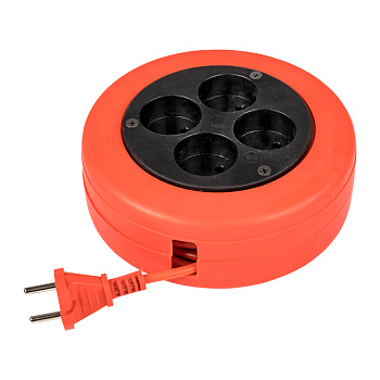 Удлинитель-рулетка 4х5м без заземления ПВС 2х0,75 10А/2,3кВт PROxima EKF в Находке