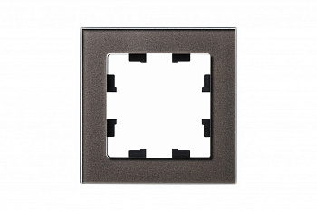 Рамка одинарная AtlasDesign Nature SE стекло мокко в Находке