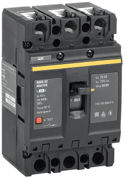 Автоматический выключатель IEK ВА88-32 3P 63А 25кА в Находке