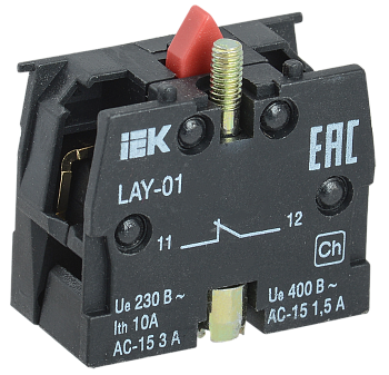 Контактный блок 1р для серии LAY5 IEK в Находке