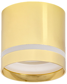 Светильник 4016 накладной потолочный GX53 золото IEK в Находке