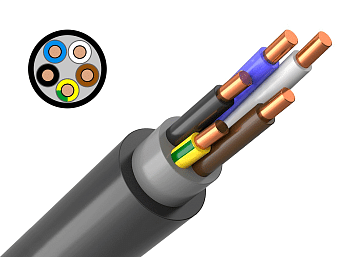 Кабель ВВГ нг(А)-LSLTx 5х4 ок (N, PE) - 0,66кВ ГОСТ 31996-2012 Кабэкс в Находке