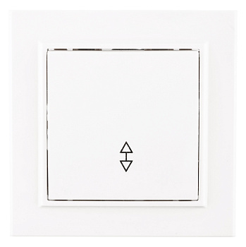 Выключатель одноклавишный проходной Минск EKF белый в Находке