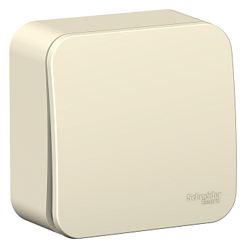 Переключатель одноклавишный BLANCA SE накладной с изоляционной пластиной молочный в Находке