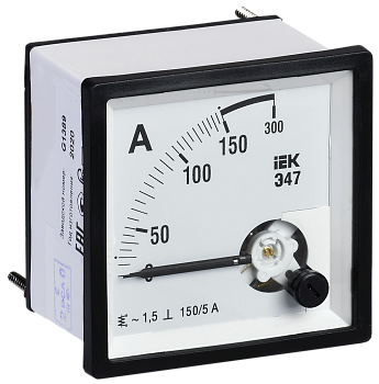 Амперметр Э47 150/5А класс точности 1,5 96х96мм IEK в Находке