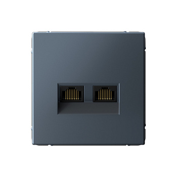 ARTGALLERY РОЗЕТКА двойная компьютерная RJ45+RJ45, кат.6А, механизм, ГРИФЕЛЬ в Находке
