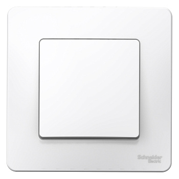 Выключатель одноклавишный BLANCA SE белый в Находке