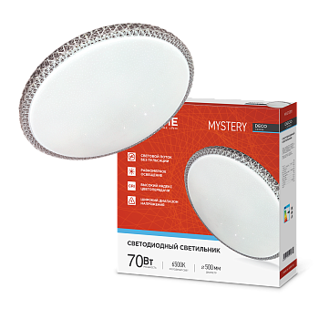 Светильник светодиодный серии DECO MYSTERY 70Вт 230В 6500К 6300Лм 500х73мм IN HOME в Находке