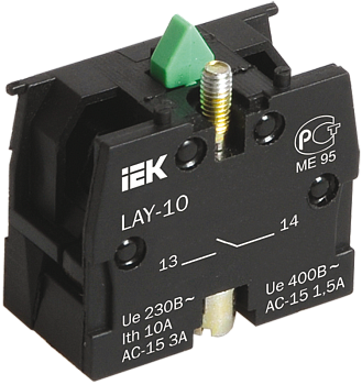 Контактный блок 1з для серии LAY5 IEK в Находке