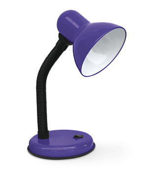 Светильник настольный под лампу на основании СНО 22Ф-E27 230В ФИОЛЕТОВЫЙ (с подвесом) IN HOME в Находке