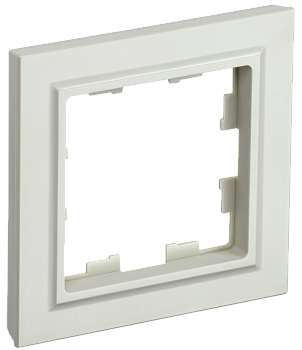 Рамка одинарная BRITE IEK бежевая в Находке