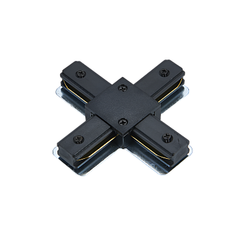 Коннектор X-тип XRB-BL для шинопровода RB черный IN HOME в Находке