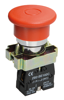 Кнопка управления LAY5-BT42 "Грибок" аварийная с фиксацией IEK в Находке