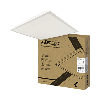 Панель светодиодная встраиваемая герметичная ДВО-PRO-IP54 4065-ОПАЛ 40Вт 6500К 120лм/Вт CRI80 IP54 595х595х30мм белая NEOX в Находке
