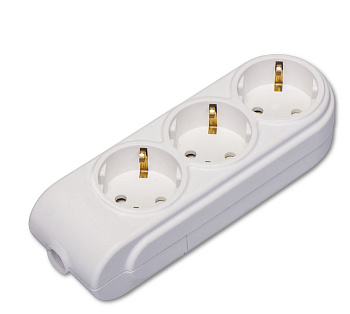 Колодка 3 места 16А 3,5кВт с з/к MAKEL в Находке