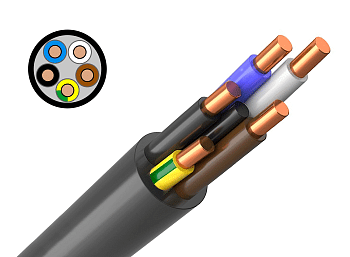 Кабель ВВГ-нг(А)-LS 5х1,5 ГОСТ в Находке