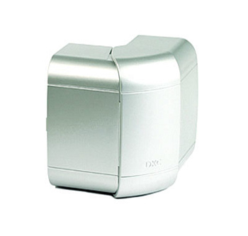 Угол внешний 90х50 мм, изменяемый (80-120°), цвет серый металлик DKC в Находке