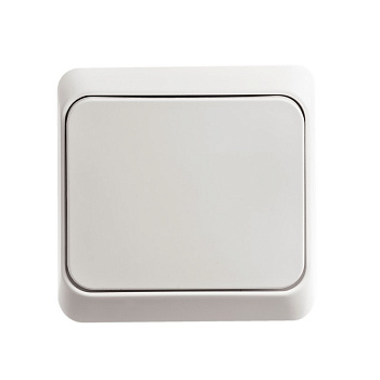 Выключатель одноклавишный ЭТЮД SE накладной белый в Находке