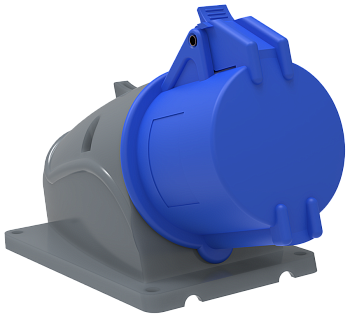 Розетка стационарная MAGNUM IEK ССИ-123 32А-6ч/200-250В 2Р+РЕ IP44 в Находке