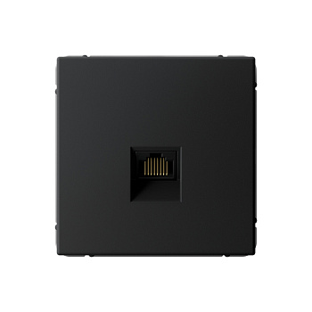 ARTGALLERY РОЗЕТКА компьютерная RJ45, кат. 6A, механизм, КАРБОН в Находке