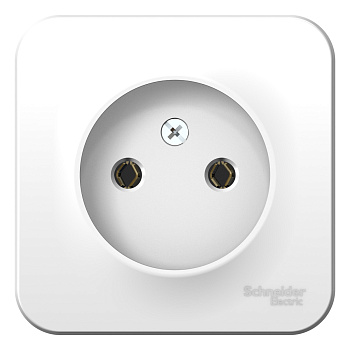 Розетка одинарная BLANCA SE с изоляционной пластиной накладная белая в Находке