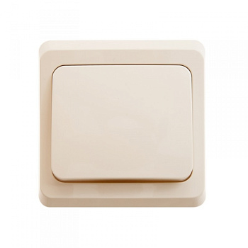 Выключатель одноклавишный ЭТЮД SE крем в Находке