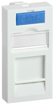 Вставка 45х22,5мм для 1 модуля Keystone Jack с маркером ITK в Находке