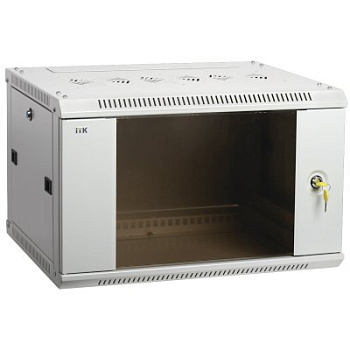 ITK Шкаф LINEA W 15U 600x450 мм дверь стекло, RAL7035 в Находке