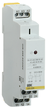 Реле промежуточное OIR 2 контакта 8А 230В AC IEK в Находке