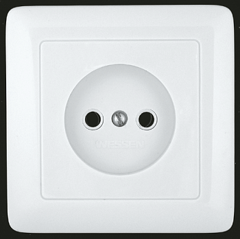 Розетка одинарная ХИТ SE белая в Находке