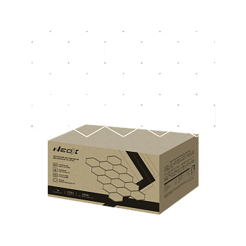 Светильник светодиодный ДБО-HEXAGON 14С-57065 570Вт 230В 6500К 14 сот 0.5м шнур с вилкой 4027х2325мм NEOX в Находке