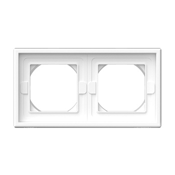 ARTGALLERY 2-постовая РАМКА IP44,  БЕЛЫЙ в Находке