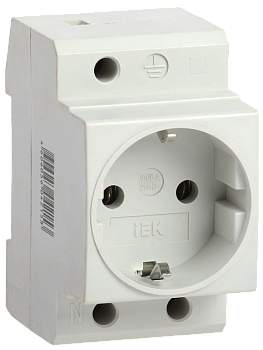 Розетка РАр10-3-ОП с заземлением на DIN-рейку IEK в Находке