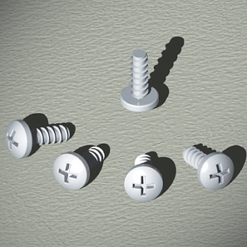 Винты самонарезающие, М4.8x12, 1 упаковка - 50 шт. DKC в Находке