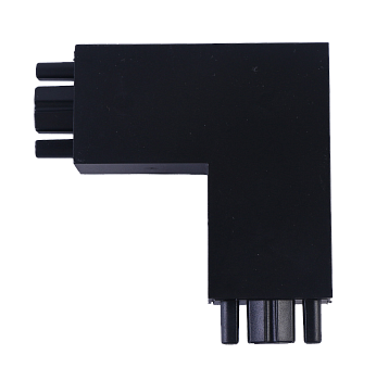 Коннектор шинопровода угловой AC-B-TL черный серии TOP-LINE IN HOME в Находке