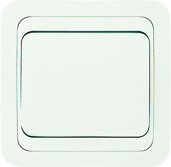 Переключатель одноклавишный МИМОЗА MAKEL белый в Находке