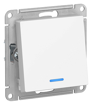 Переключатель одноклавишный AtlasDesign SE с подсветкой лотос в Находке