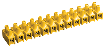 Зажим винтовой IEK ЗВИ-3 н/г 1,0-2,5 мм2 12пар желтые в Находке