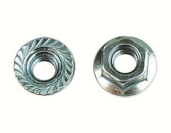 Гайка с насечкой, препятствующей откручиванию М10, горячеоцинкованная DKC в Находке