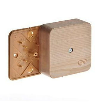 Коробка распределительная для кабель-канала 80х80х25мм сосна в Находке