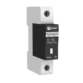 Ограничитель импульсного перенапряжения ОПС1-С 1Р In=20kA Un=400B Im=40kA EKF в Находке