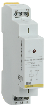 Реле промежуточное OIR 1 контакт 16А 110В AC/DC IEK в Находке